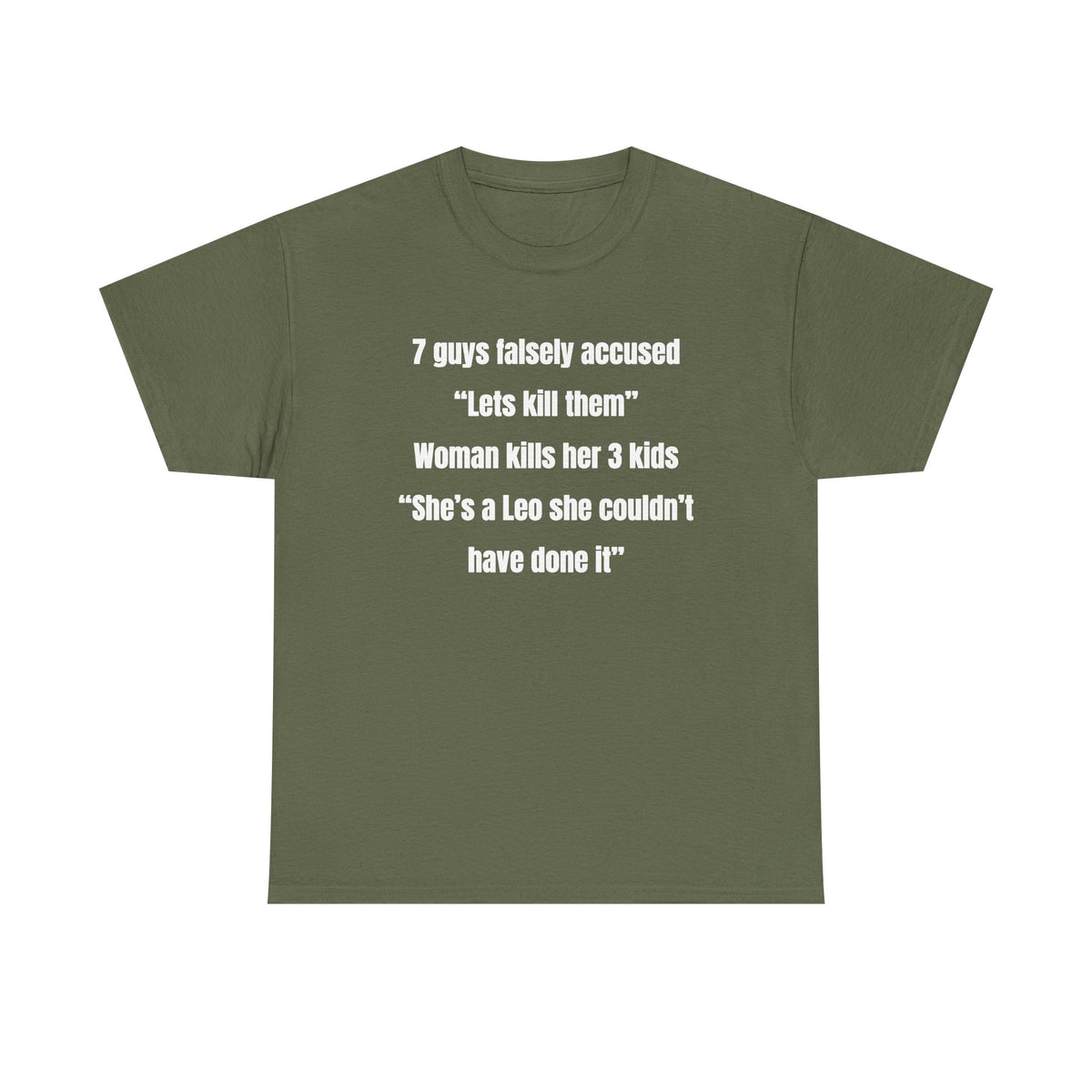 7 Guys Falsely Accused Jane Doe Unisex Heavy Cotton Tee