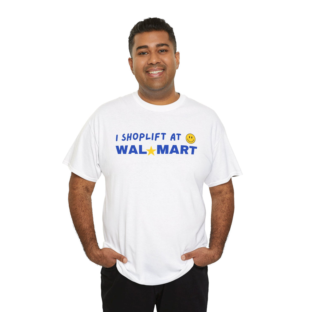 I Shoplift at Walmart Unisex Heavy Cotton Tee