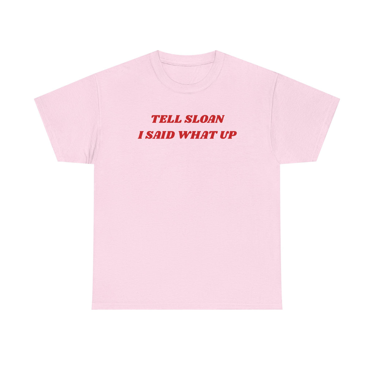 Tell Sloan I Said What Up Unisex Heavy Cotton Tee