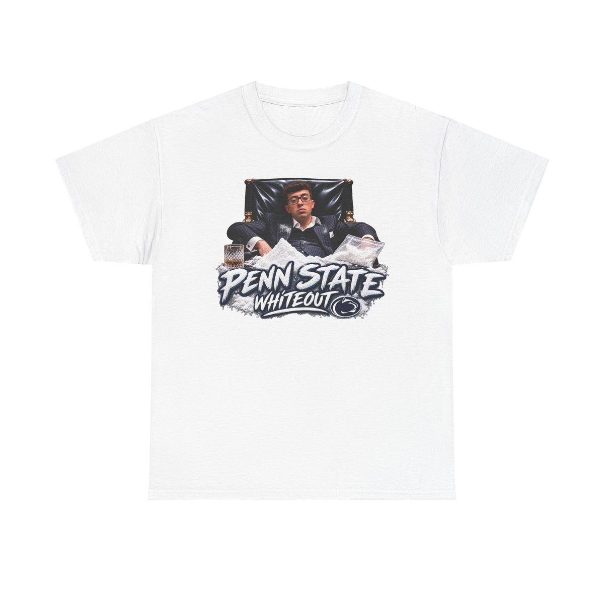 Pablo Pledgescabar Penn State Whiteout Unisex Heavy Cotton Tee