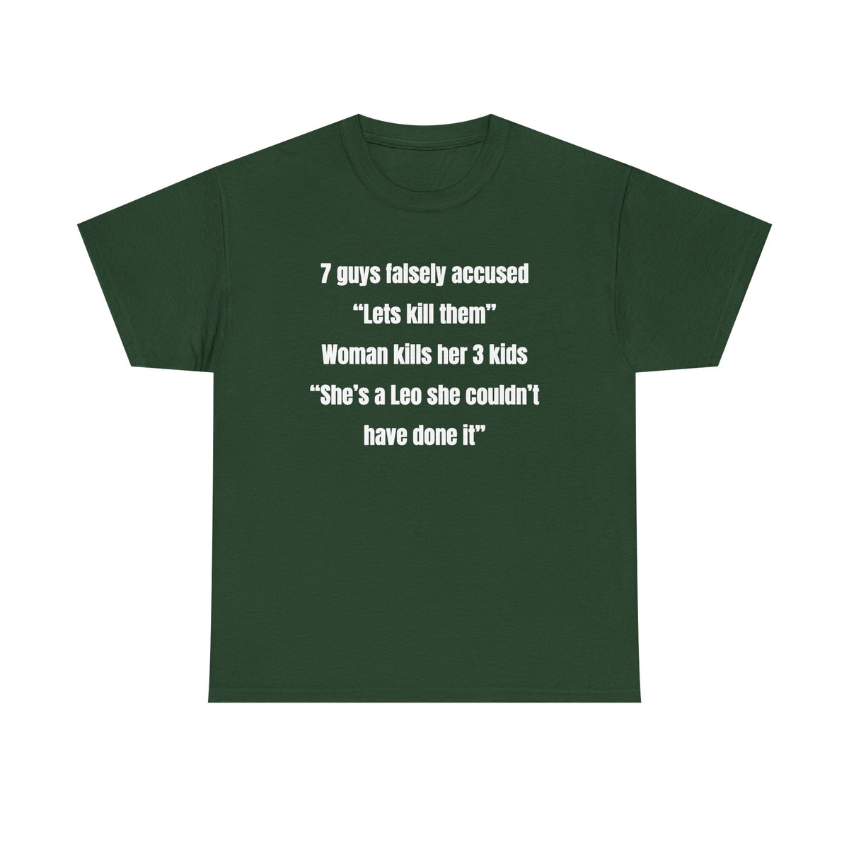 7 Guys Falsely Accused Jane Doe Unisex Heavy Cotton Tee