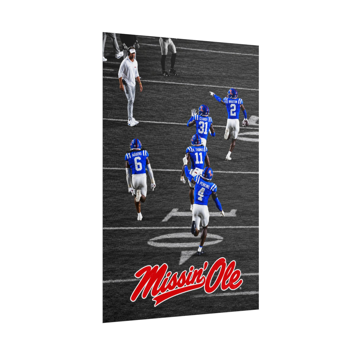 Missin Ole Mississippi Rolled Matte Poster