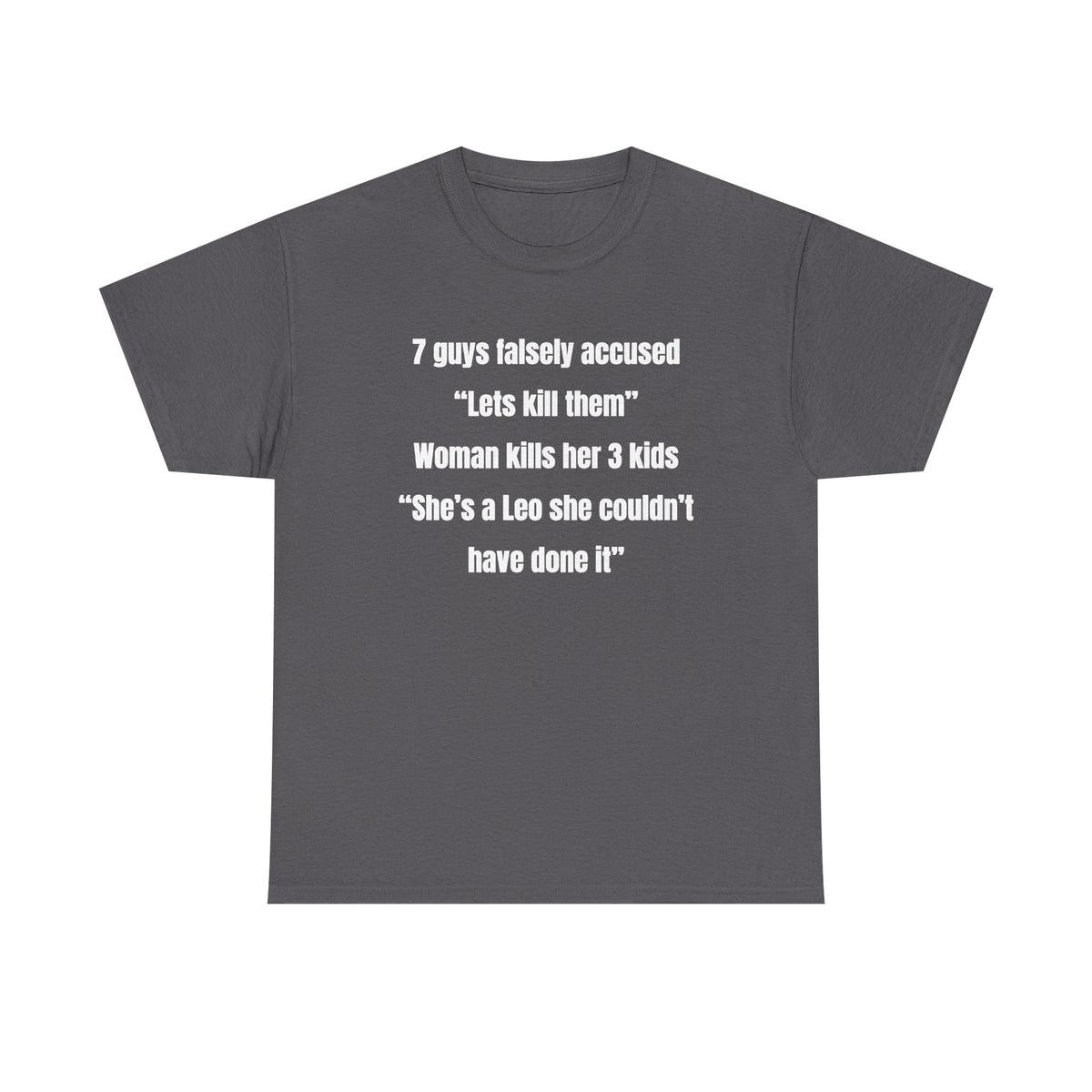 7 Guys Falsely Accused Jane Doe Unisex Heavy Cotton Tee