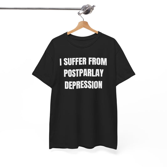 I Suffer From Post-Parlay Depression Unisex Heavy Cotton Tee