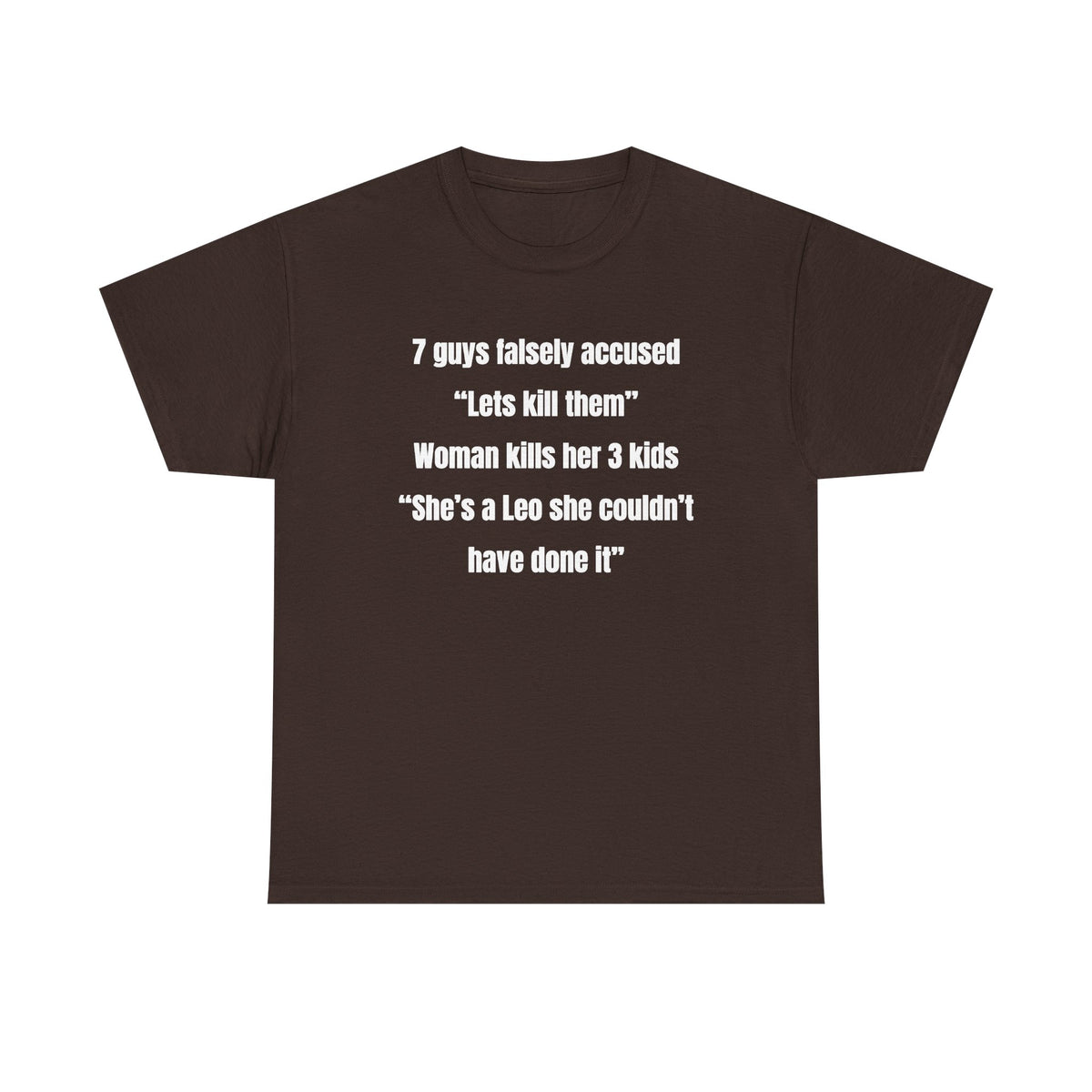 7 Guys Falsely Accused Jane Doe Unisex Heavy Cotton Tee