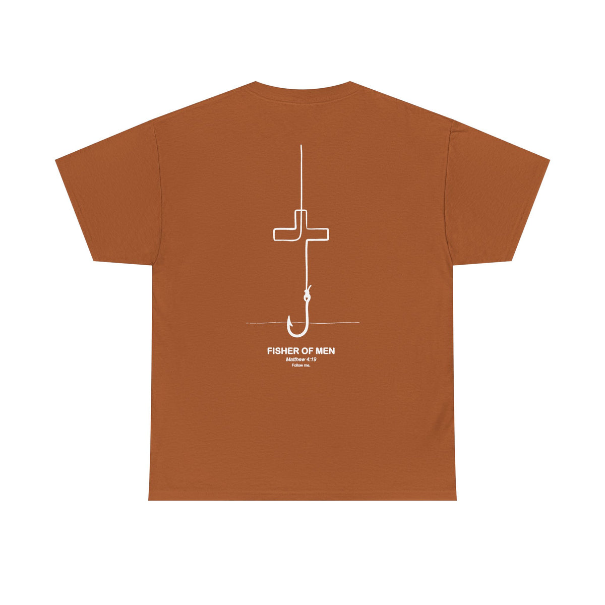 Fisher of Men Mathew 4:19 Unisex Heavy Cotton Tee