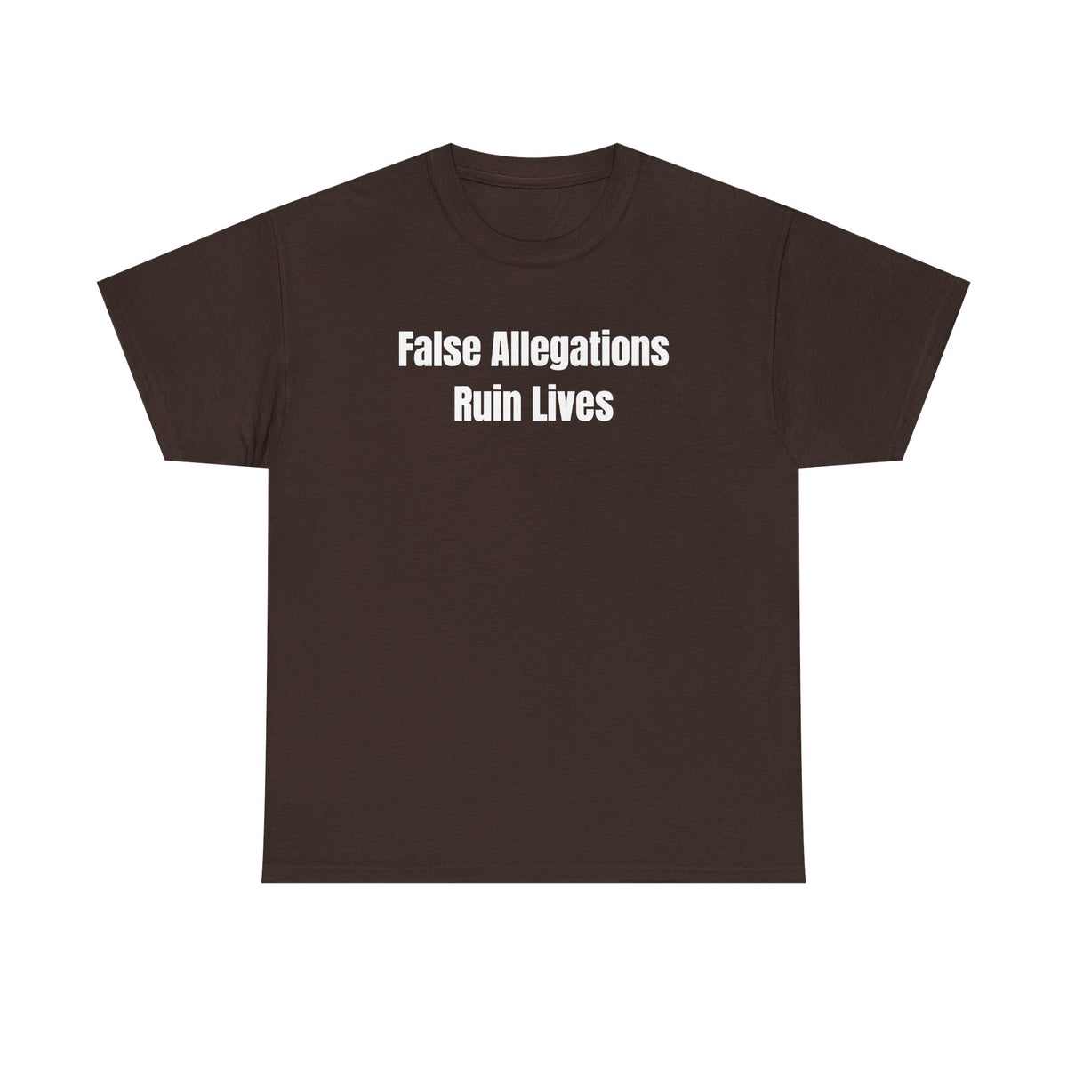 False Allegations Ruin Lives Unisex Heavy Cotton Tee