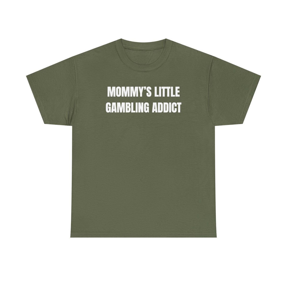 Mommy's Little Gambling Addict Unisex Heavy Cotton Tee