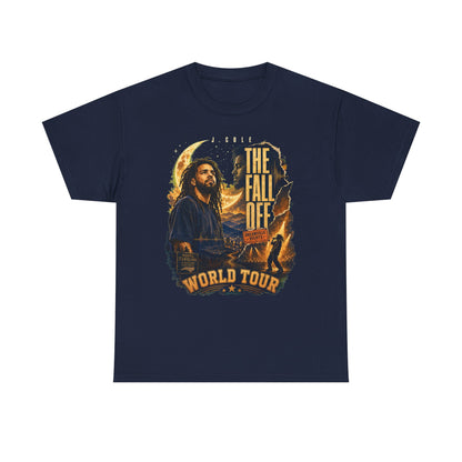 The Fall off World Tour J Cole Unisex Heavy Cotton Tee