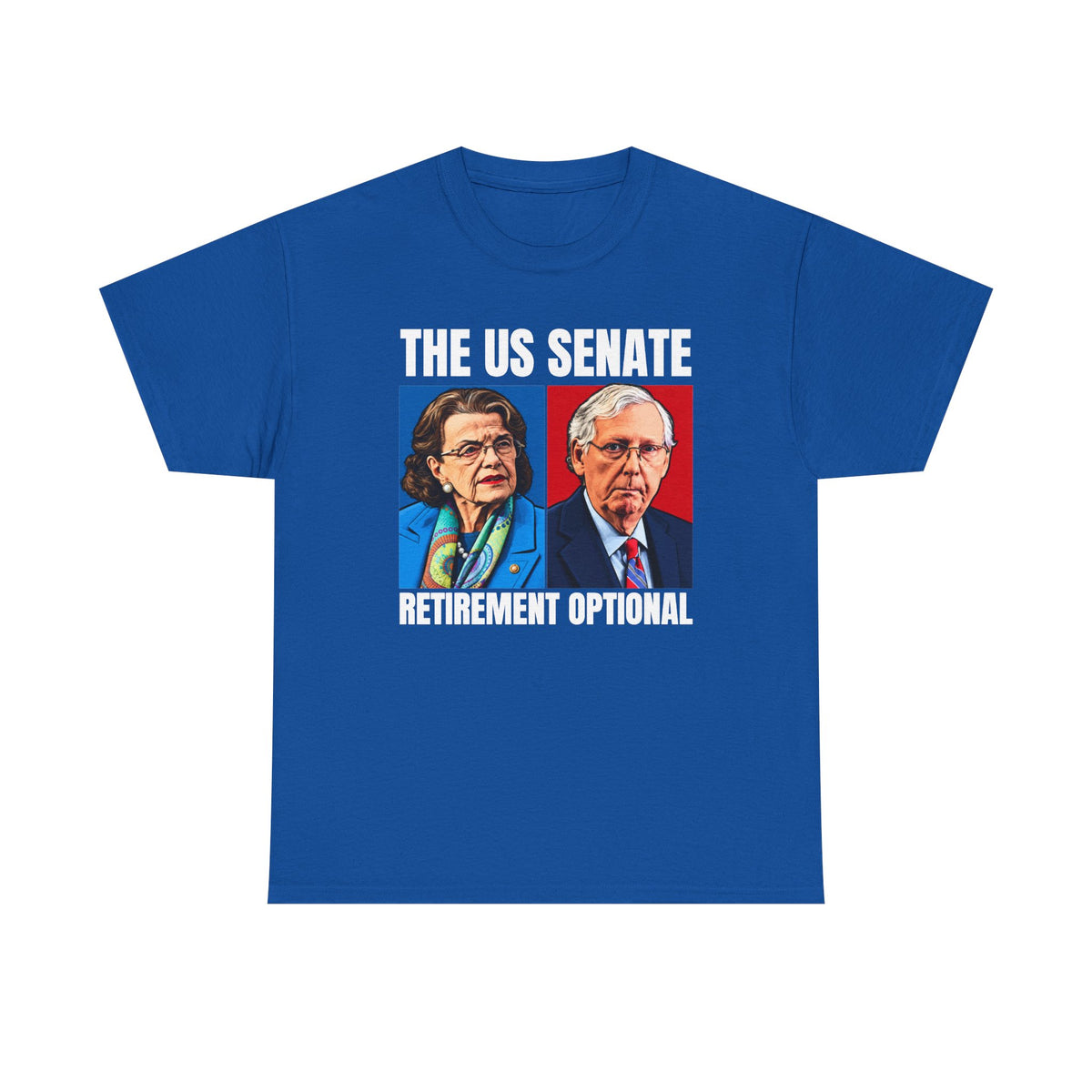 The US Senate Retirement Optional Unisex Heavy Cotton Tee