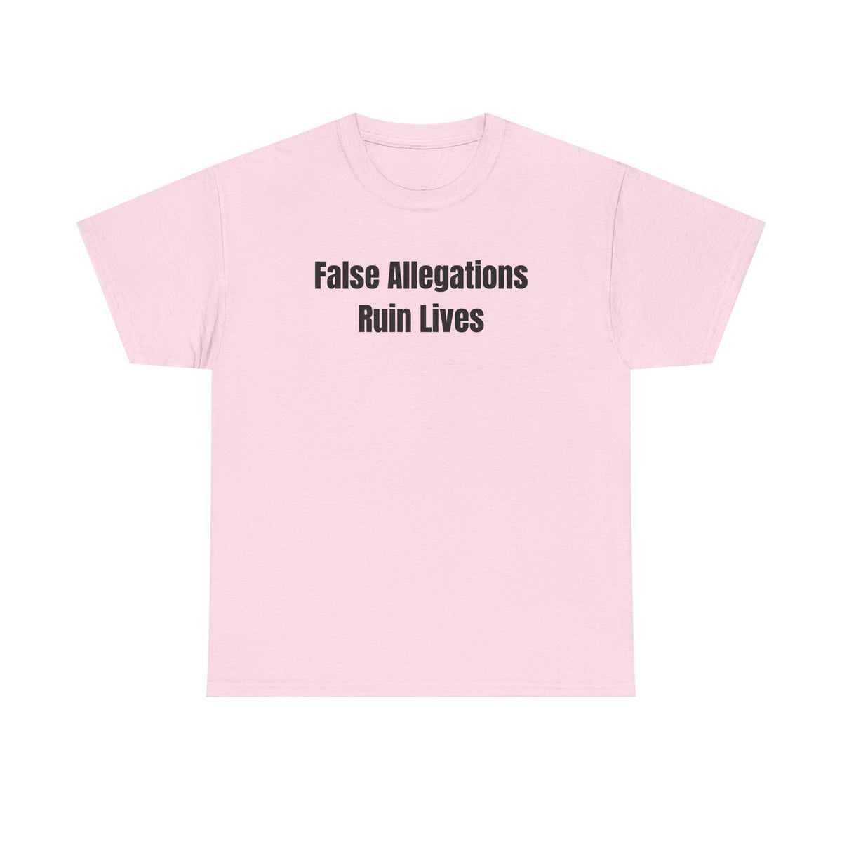 False Allegations Ruin Lives Unisex Heavy Cotton Tee