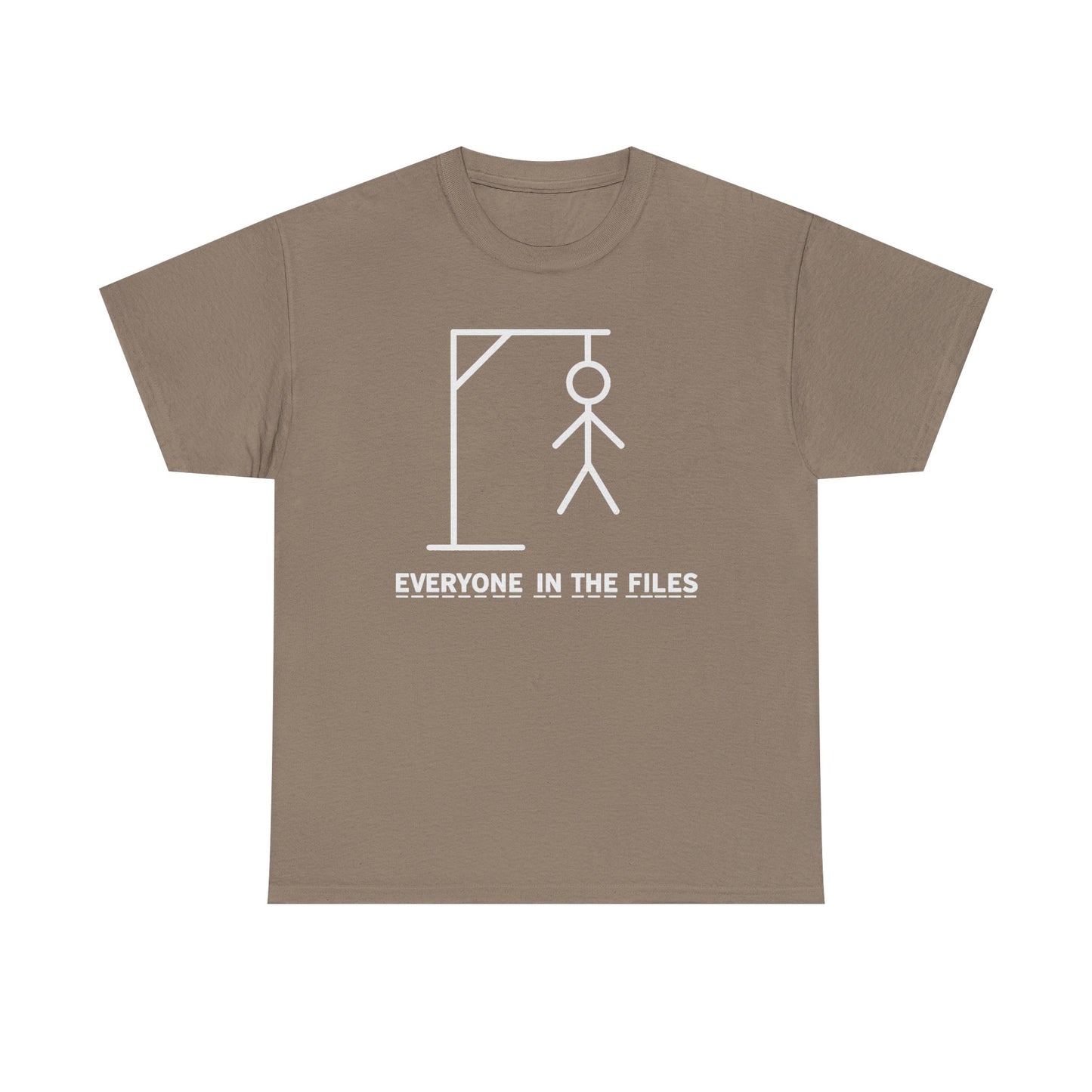 Everyone in the Files Unisex Heavy Cotton Tee
