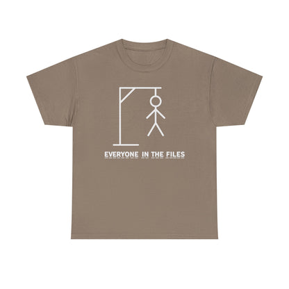 Everyone in the Files Unisex Heavy Cotton Tee