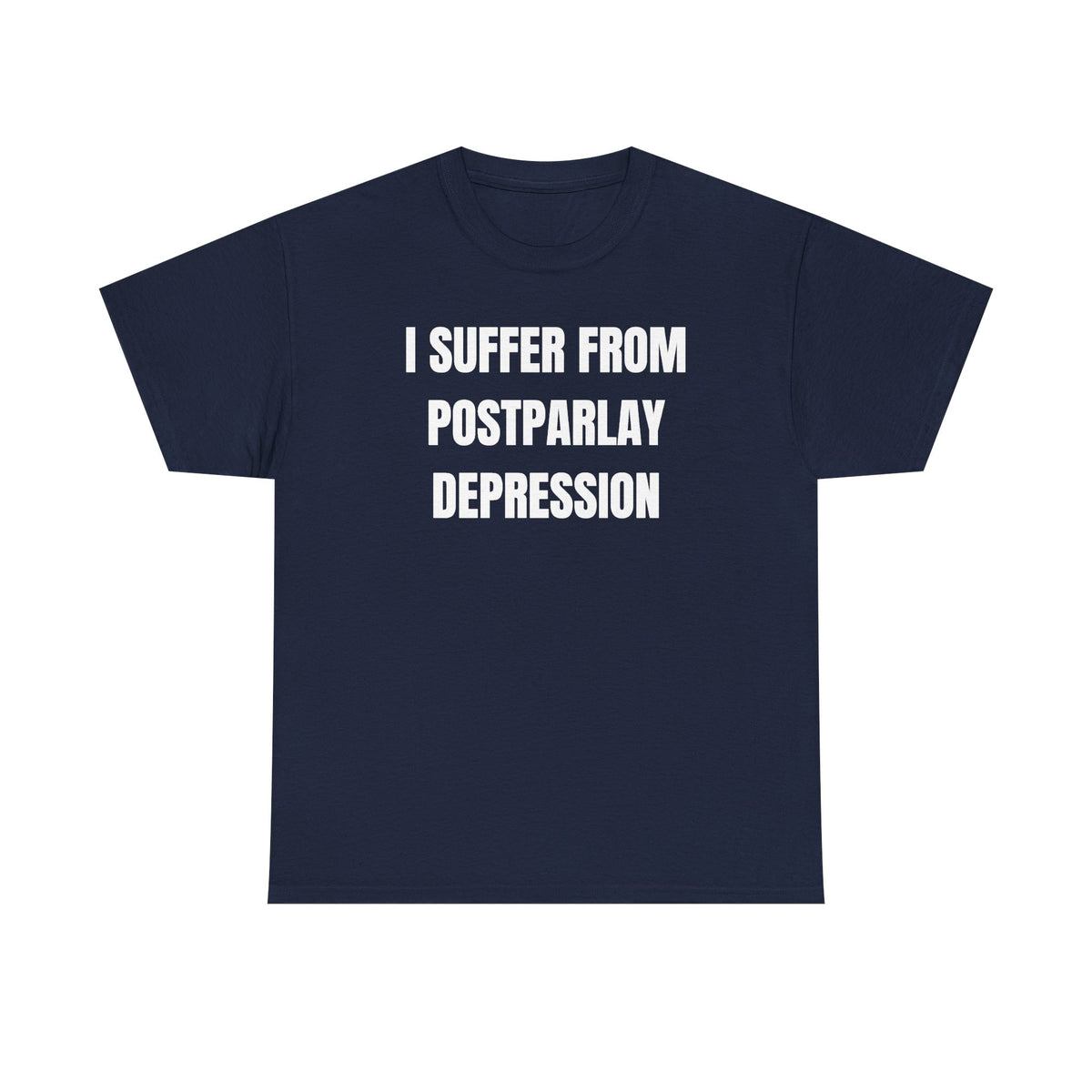 I Suffer From Post-Parlay Depression Unisex Heavy Cotton Tee