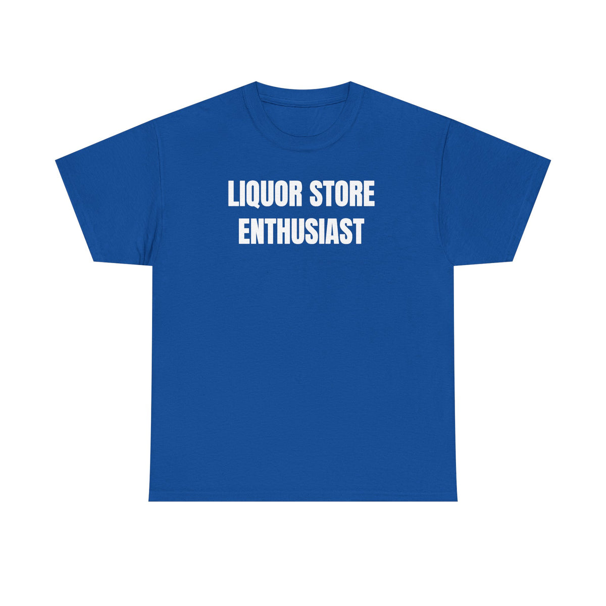 Liquor Store Enthusiast Unisex Heavy Cotton Tee - Funny Shirt - Joke - Gift for Men and Women