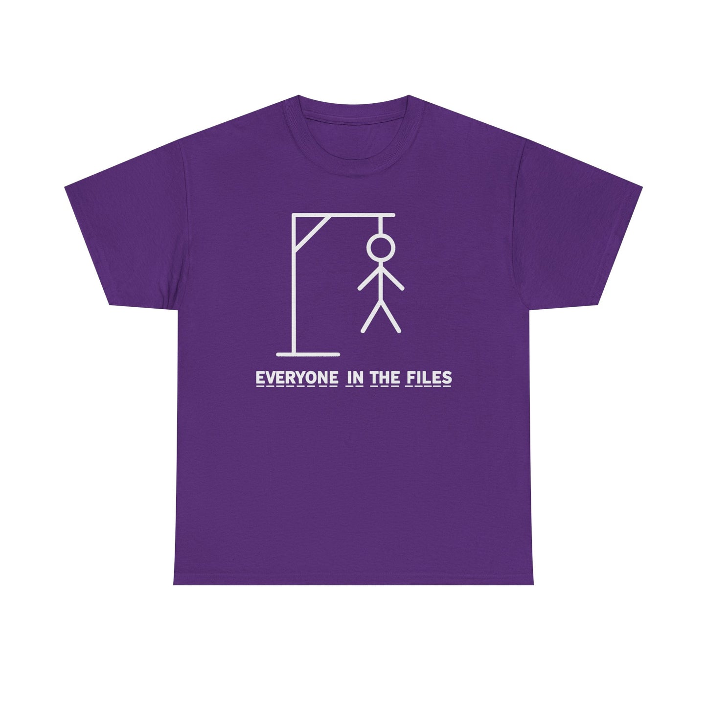 Everyone in the Files Unisex Heavy Cotton Tee