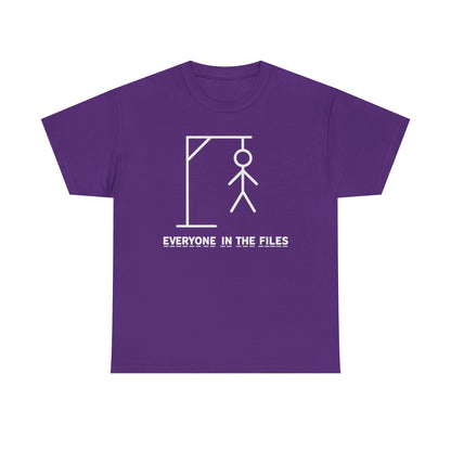 Everyone in the Files Unisex Heavy Cotton Tee