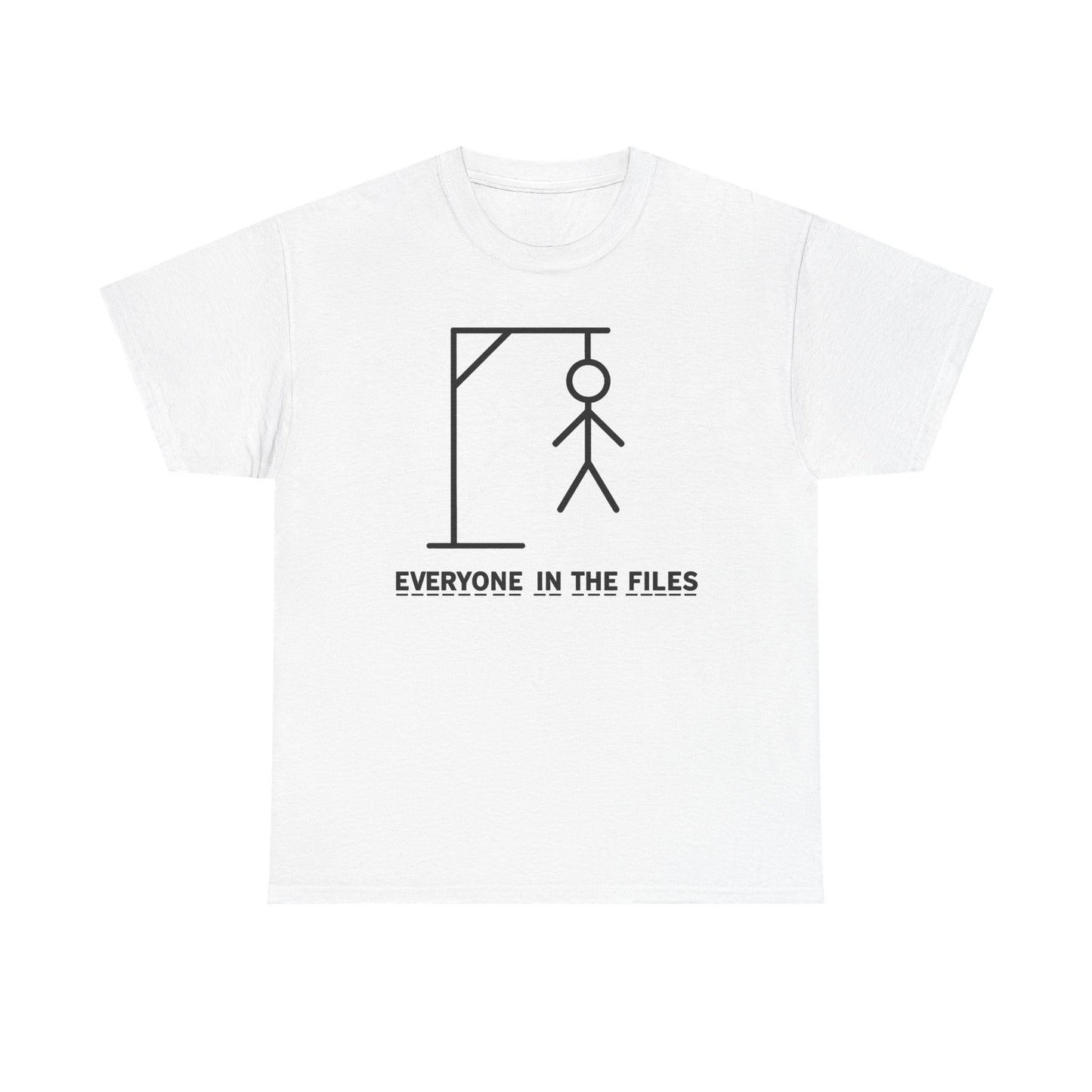 Everyone in the Files Unisex Heavy Cotton Tee