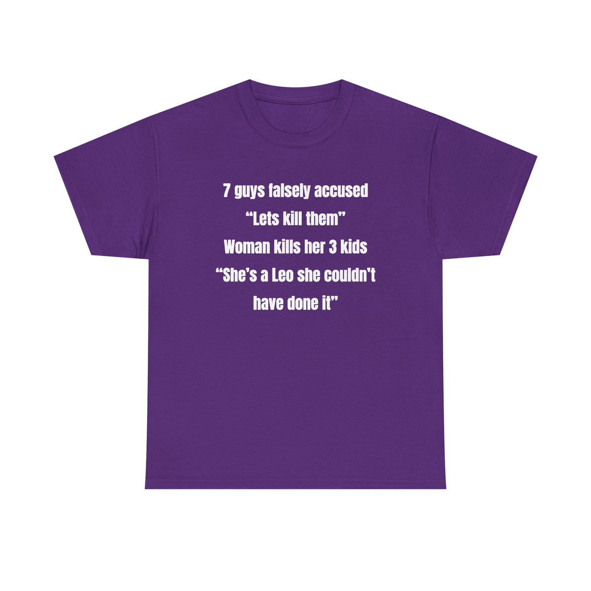 7 Guys Falsely Accused Jane Doe Unisex Heavy Cotton Tee