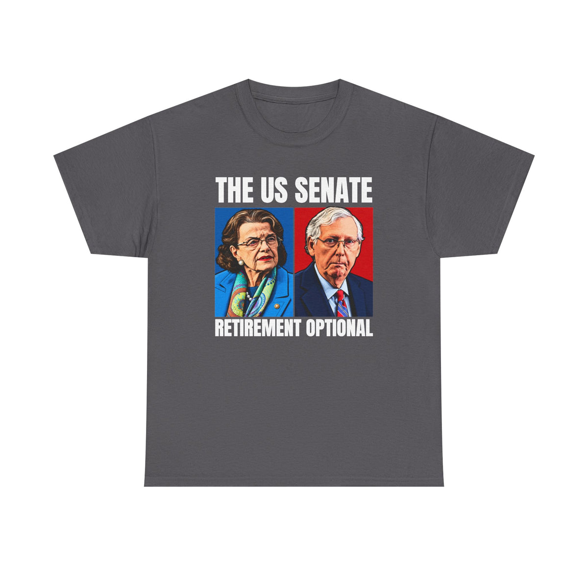 The US Senate Retirement Optional Unisex Heavy Cotton Tee