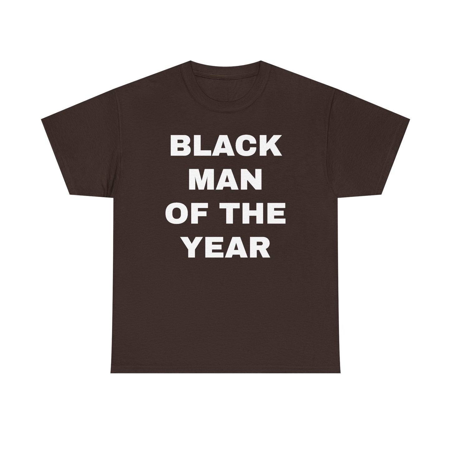 Black Man Of The Year Unisex Heavy Cotton Tee