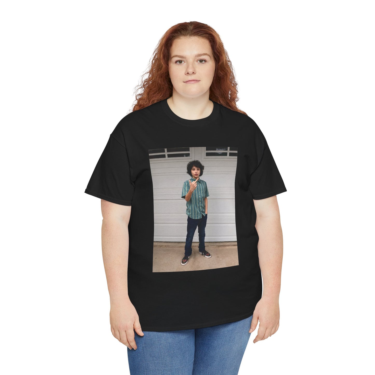 Little Finn Wolf Unisex Heavy Cotton Tee