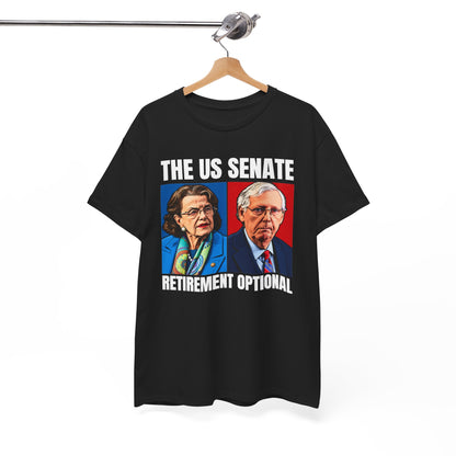 The US Senate Retirement Optional Unisex Heavy Cotton Tee