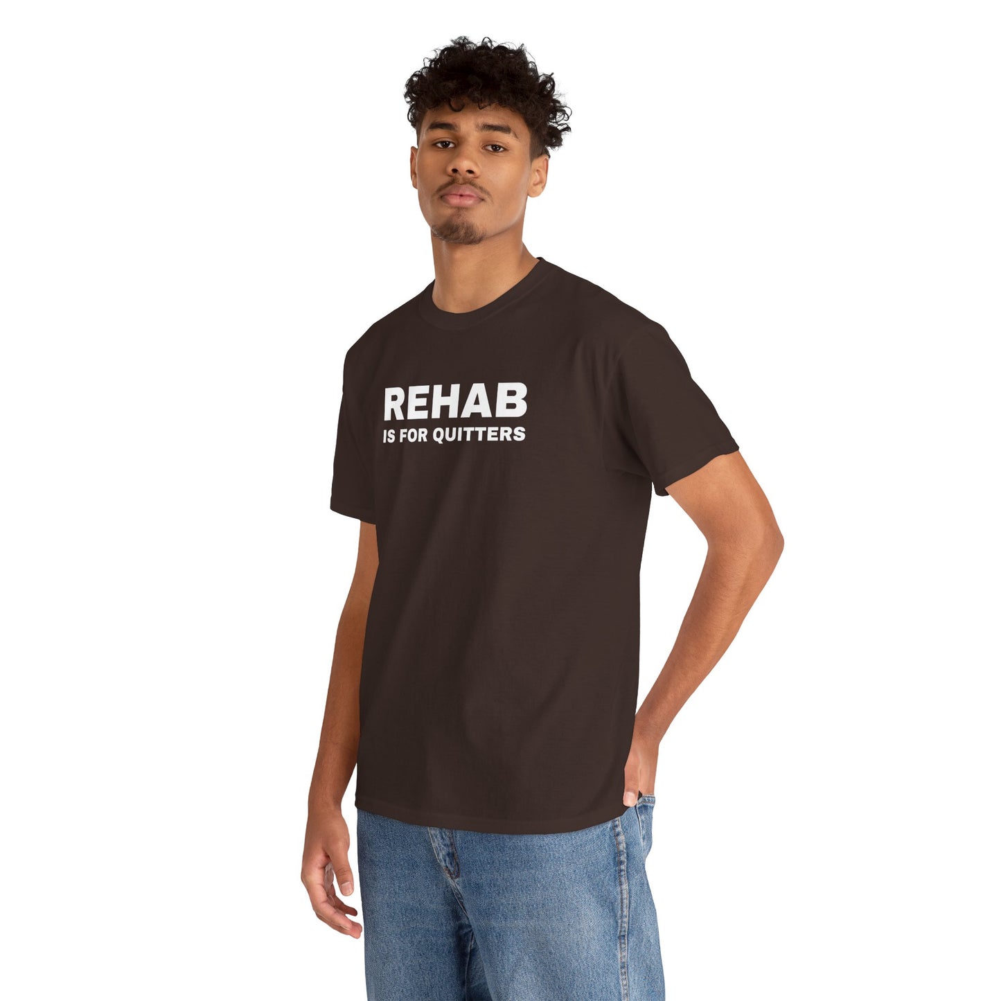 Rehab is for Quitters Unisex Heavy Cotton Tee