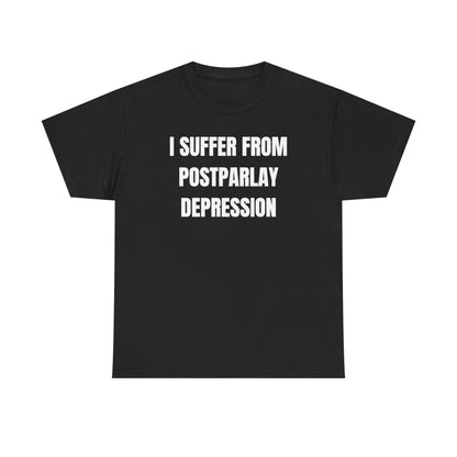 I Suffer From Post-Parlay Depression Unisex Heavy Cotton Tee
