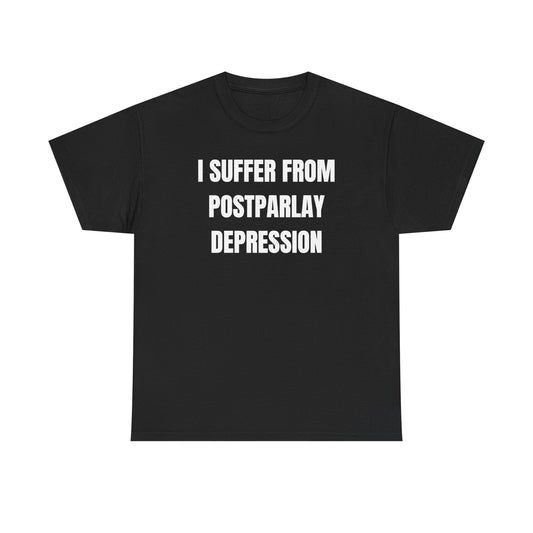 I Suffer From Post-Parlay Depression Unisex Heavy Cotton Tee