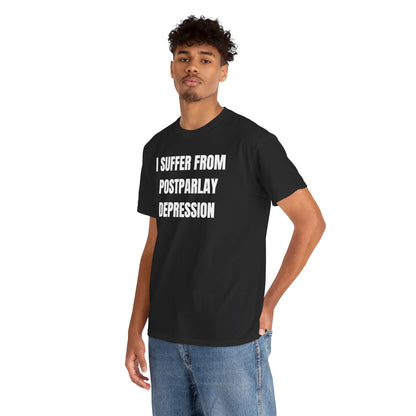 I Suffer From Post-Parlay Depression Unisex Heavy Cotton Tee