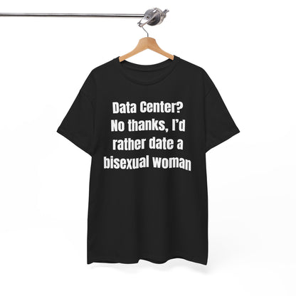 Data Center No Thanks Unisex Heavy Cotton Tee