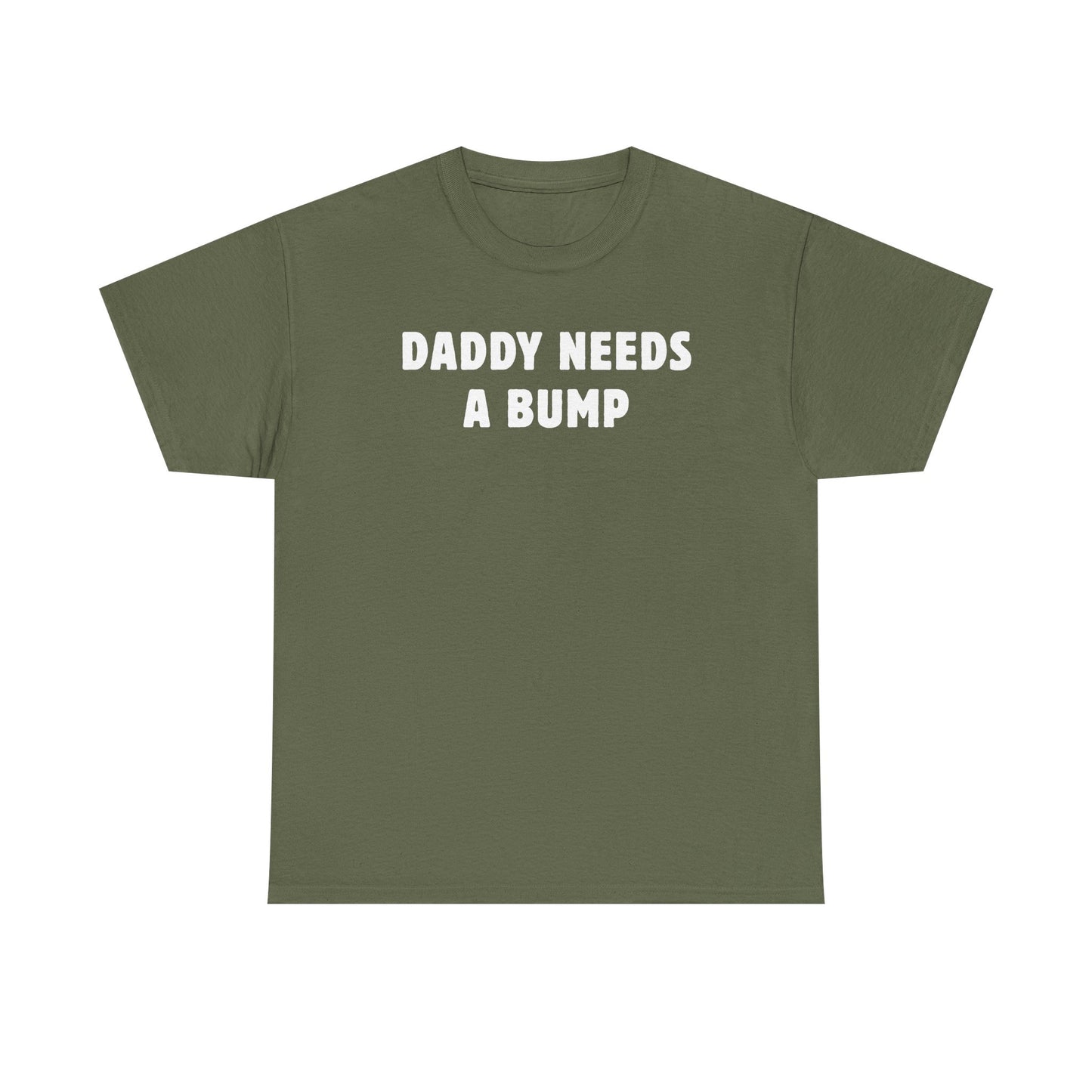Daddy Needs A Bump Unisex Heavy Cotton Tee