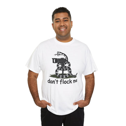 Don't Flock Me Unisex Heavy Cotton Tee - Freedom Shirt - Cameras - USA - Gift for Men and Women
