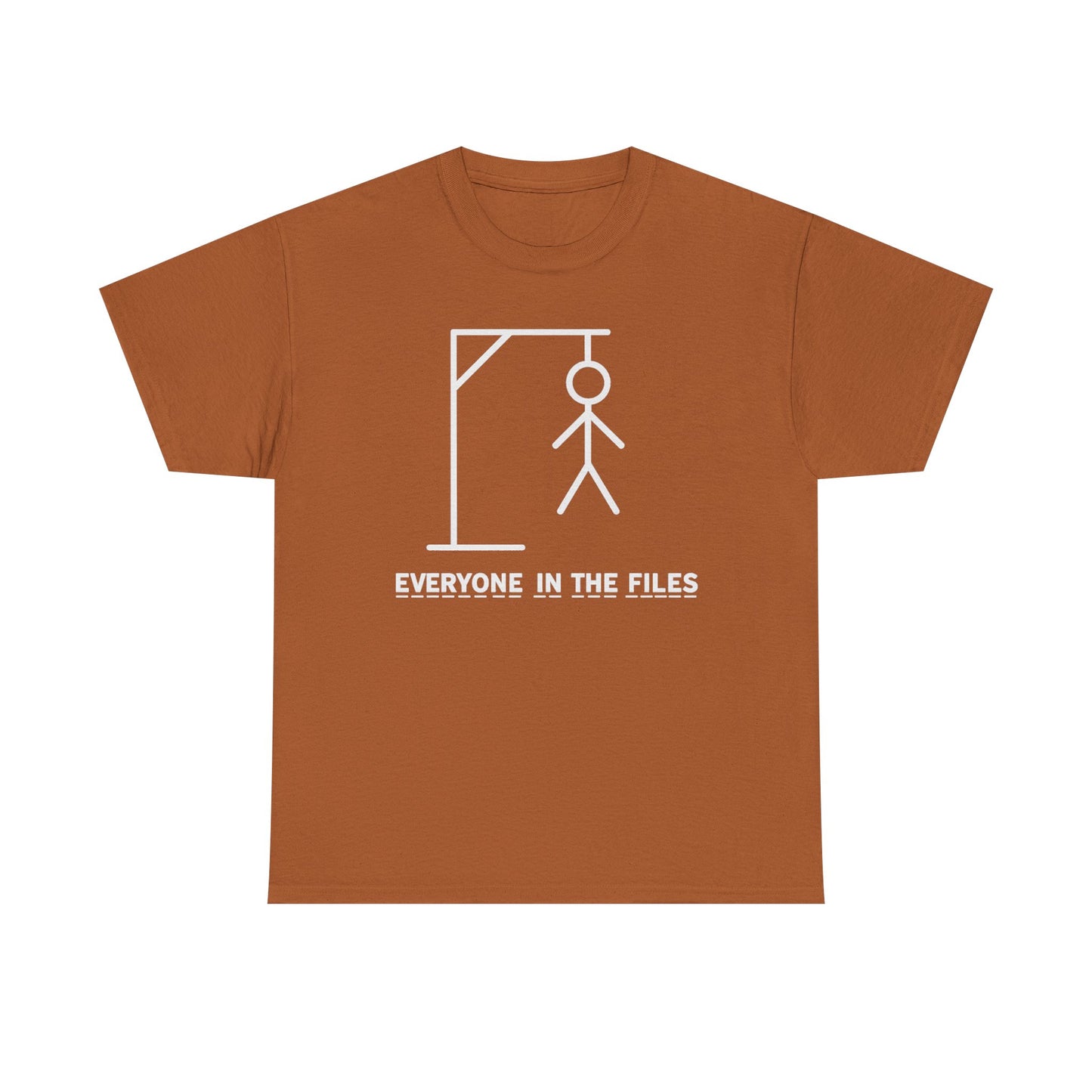 Everyone in the Files Unisex Heavy Cotton Tee