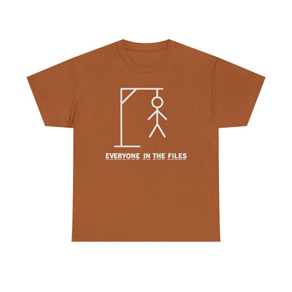 Everyone in the Files Unisex Heavy Cotton Tee