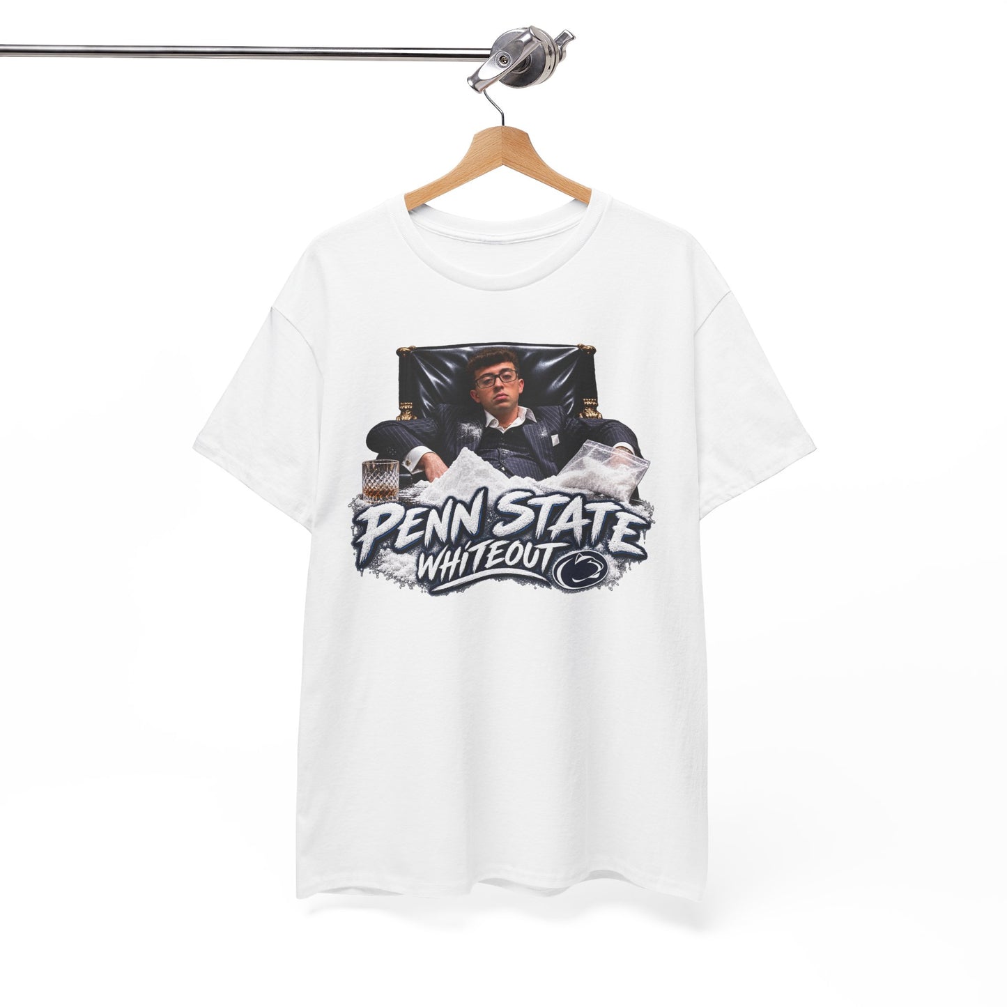 Pablo Pledgescabar Penn State Whiteout Unisex Heavy Cotton Tee