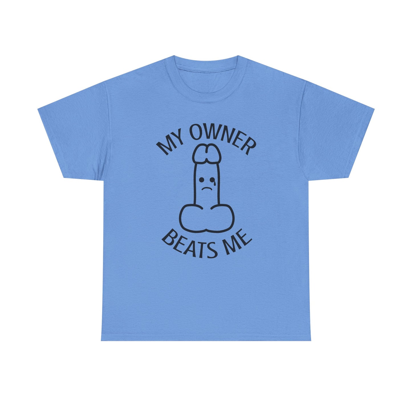My Owner Beats Me Unisex Heavy Cotton Tee