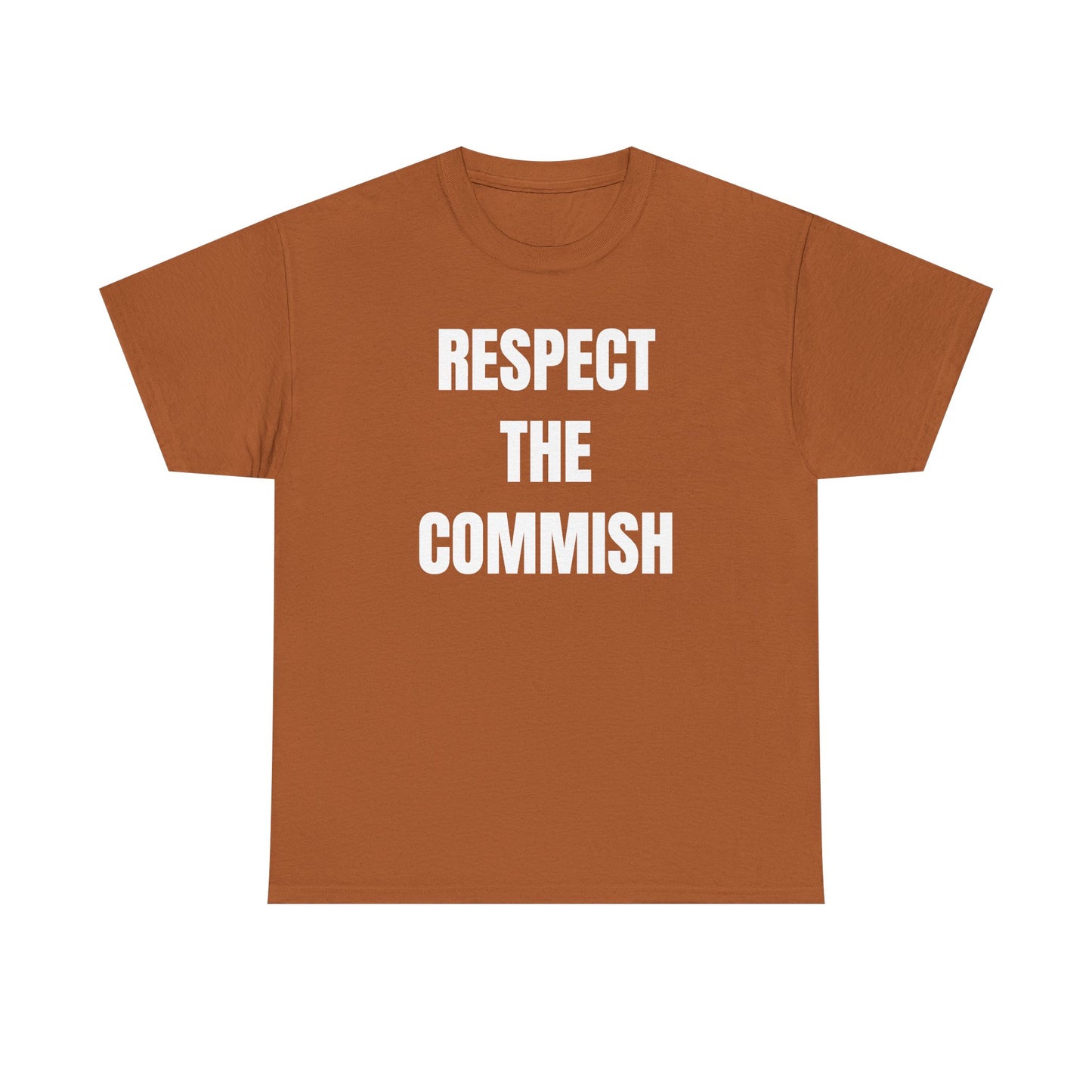 Respect the Commish Unisex Heavy Cotton Tee