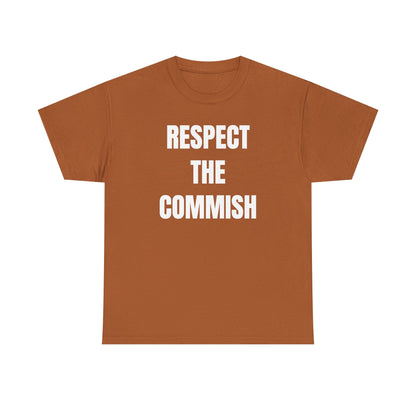 Respect the Commish Unisex Heavy Cotton Tee