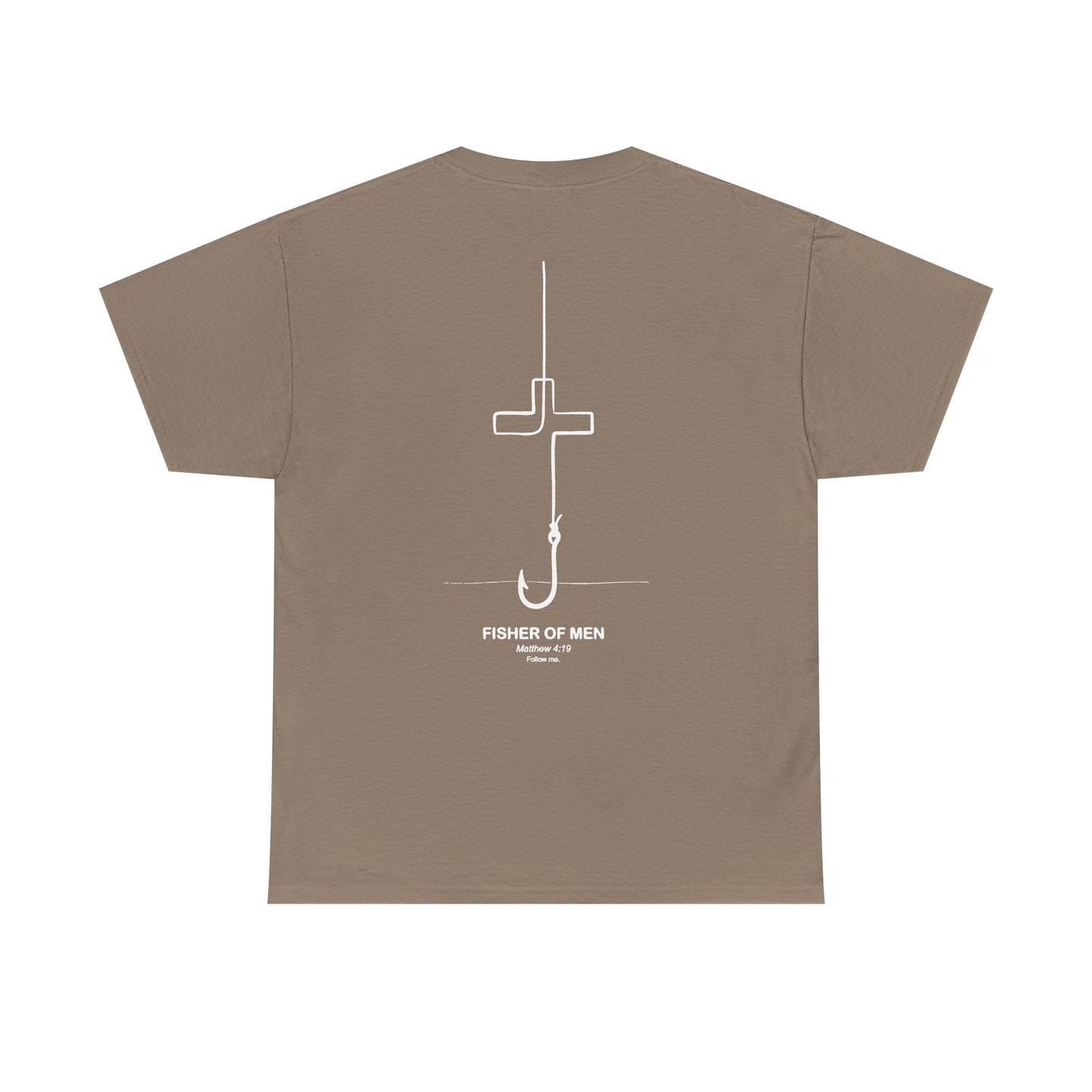 Fisher of Men Mathew 4:19 Unisex Heavy Cotton Tee