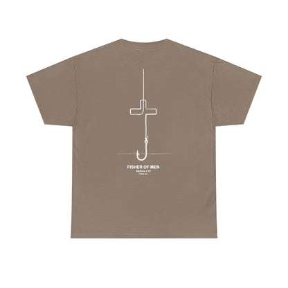 Fisher of Men Mathew 4:19 Unisex Heavy Cotton Tee