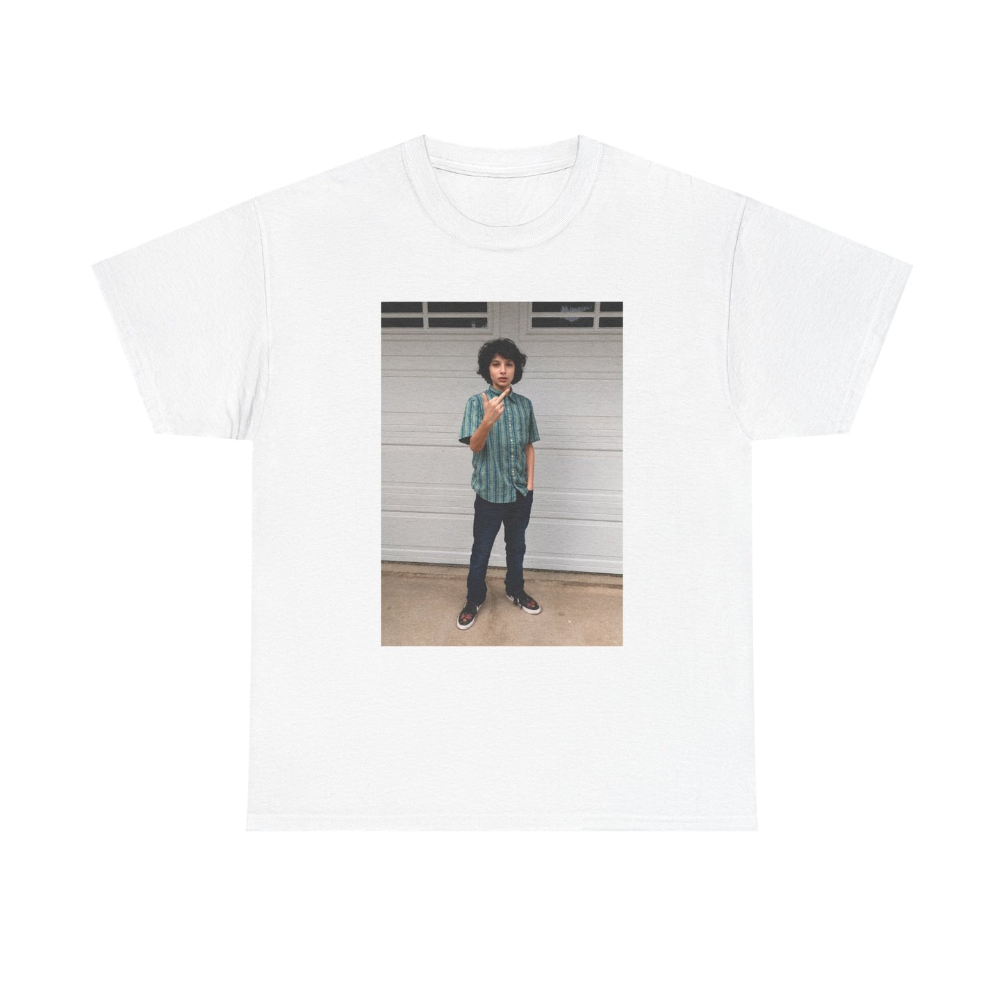 Little Finn Wolf Unisex Heavy Cotton Tee