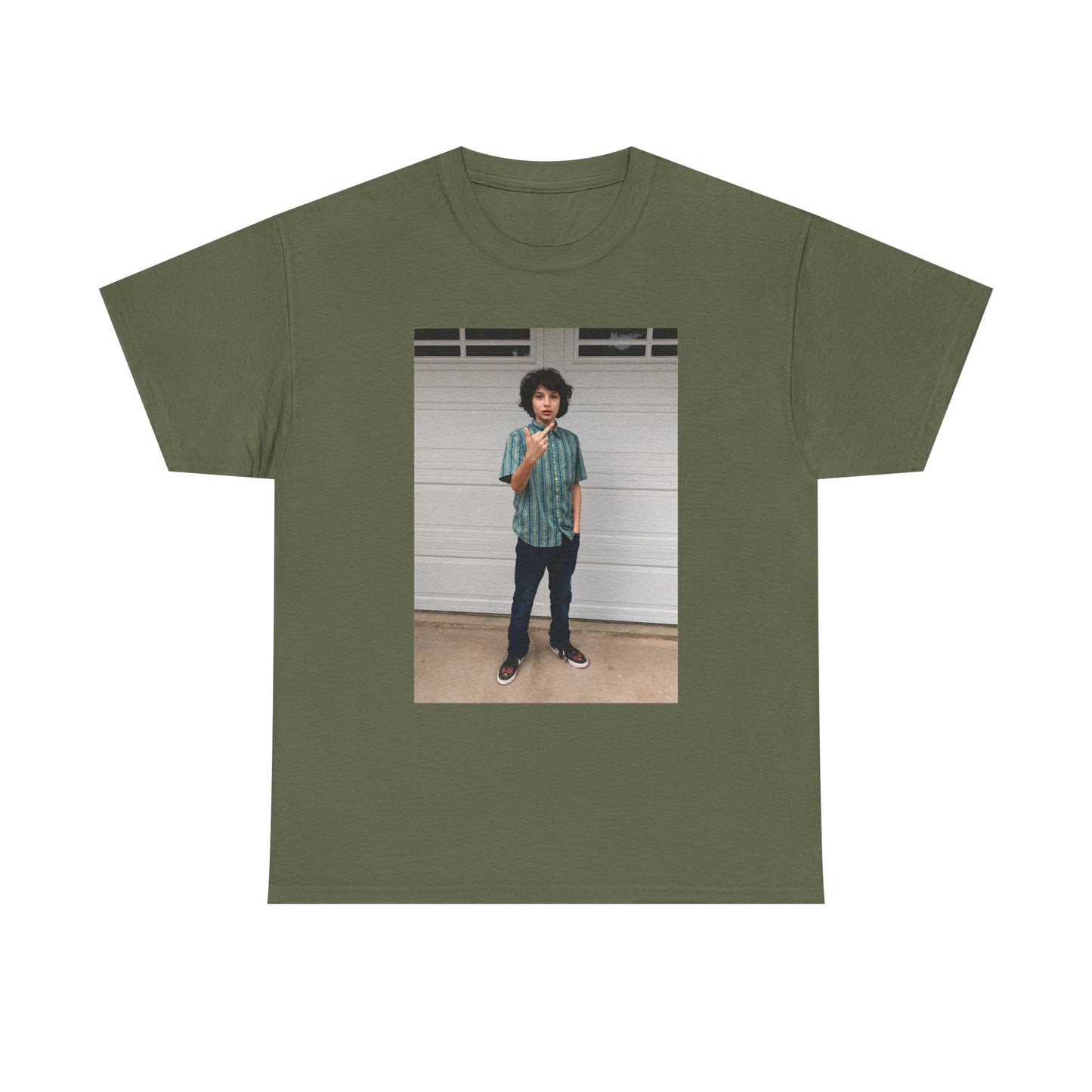 Little Finn Wolf Unisex Heavy Cotton Tee