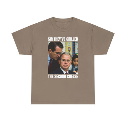Sir They've Grilled The Second Cheese Unisex Heavy Cotton Tee