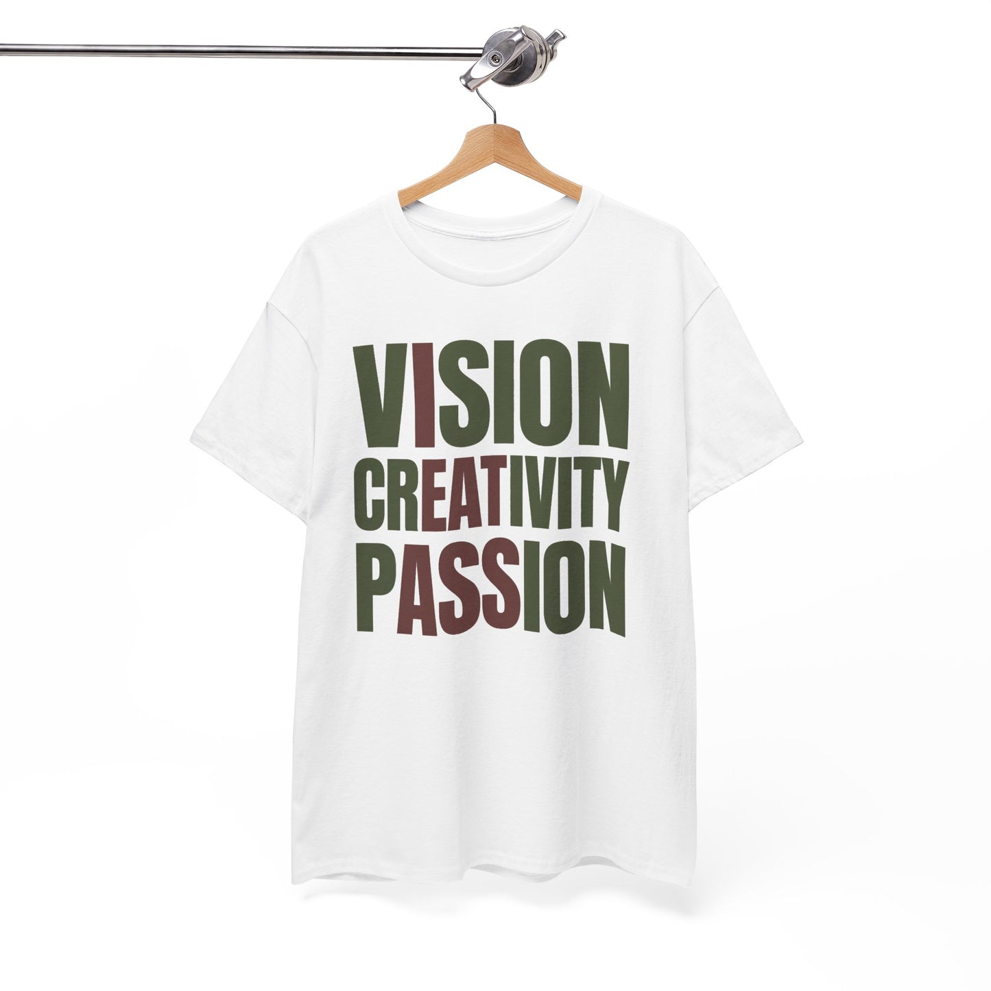 Vision Creativity Passion Color Blind Gift Unisex Heavy Cotton Tee