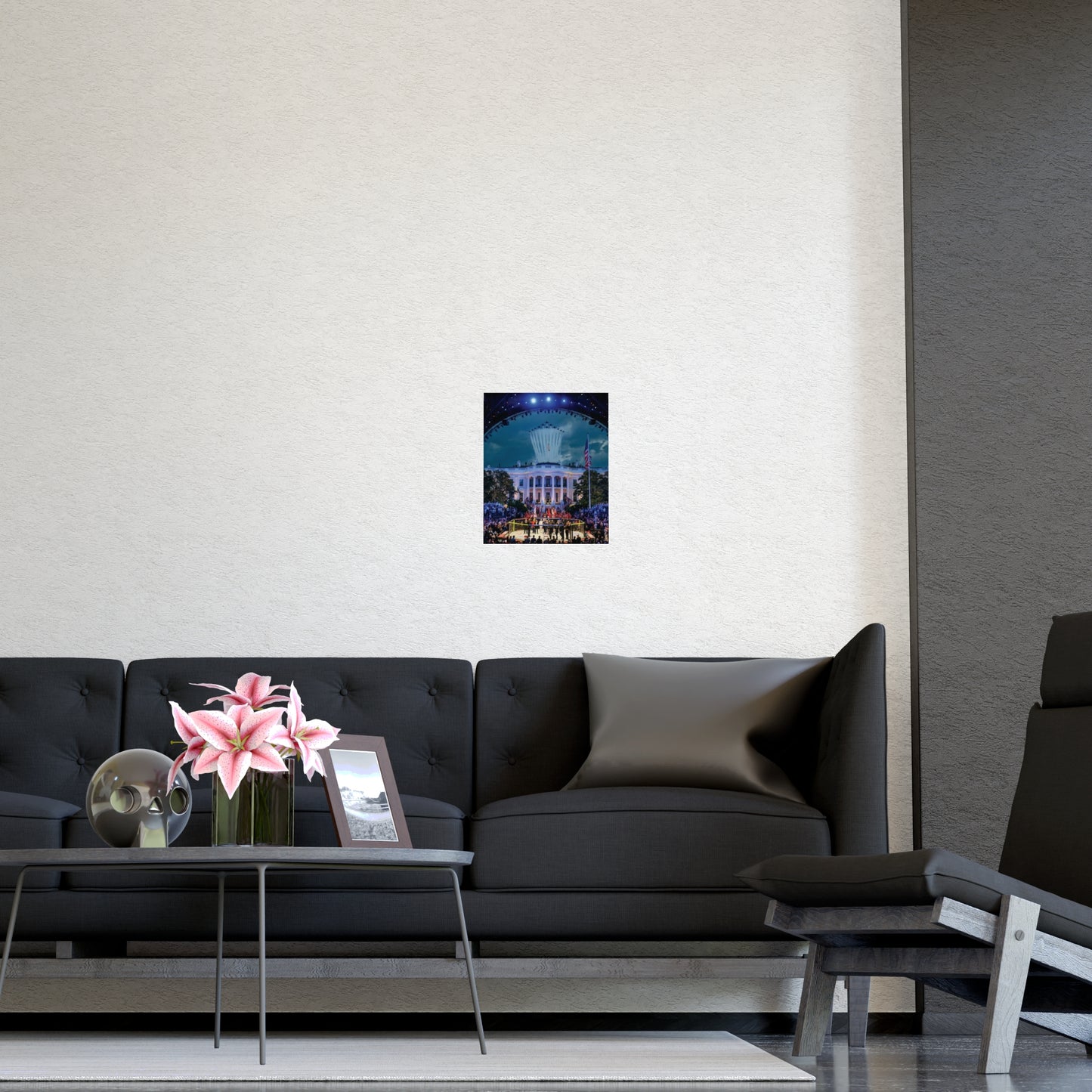 White House Flyover MMA Vertical Matte Poster - Frame Not Included