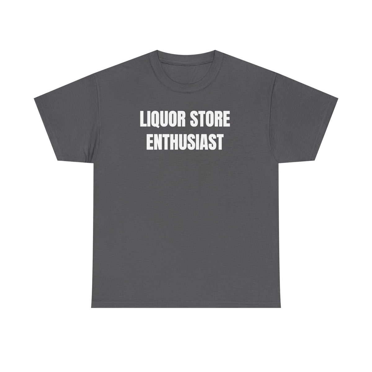 Liquor Store Enthusiast Unisex Heavy Cotton Tee - Funny Shirt - Joke - Gift for Men and Women