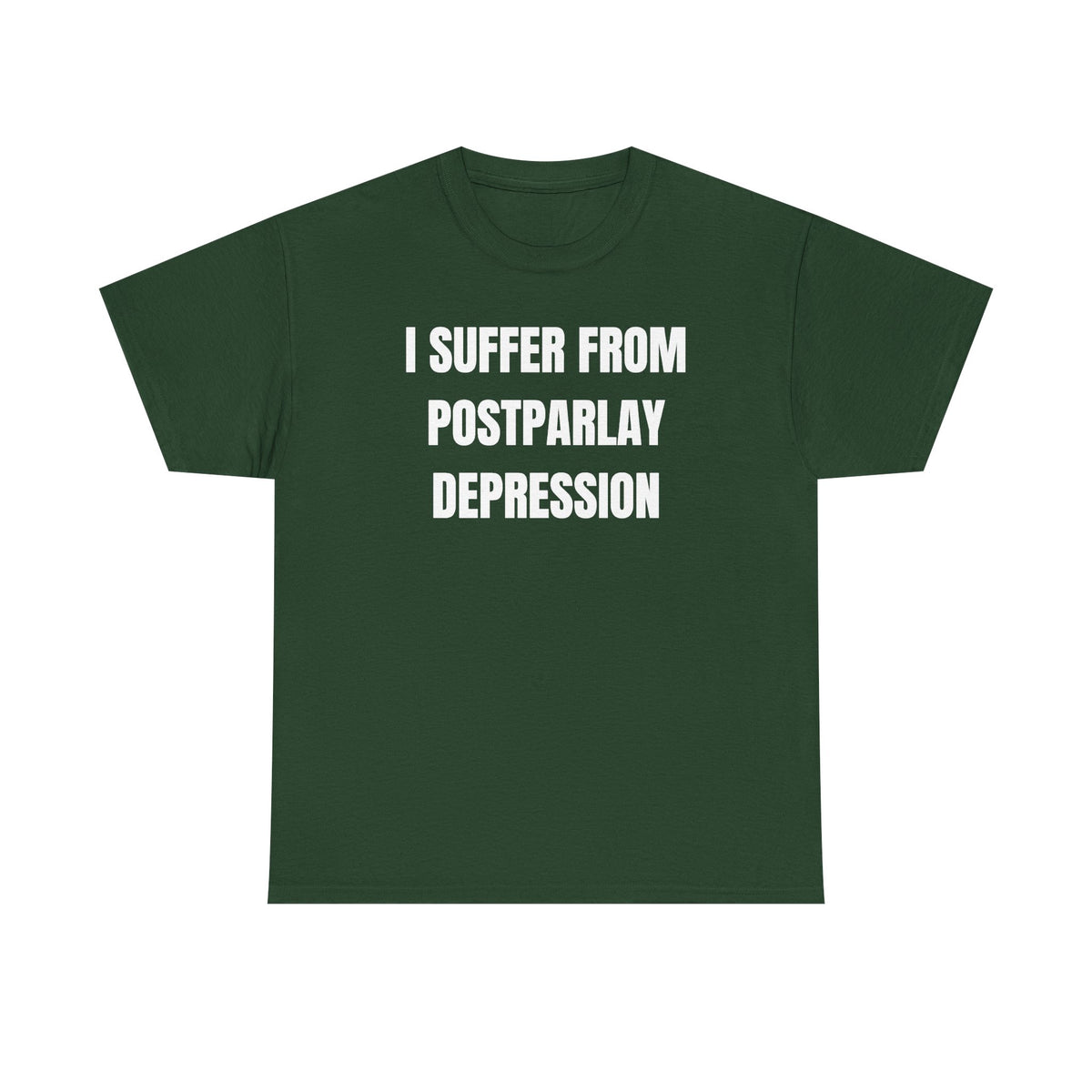 I Suffer From Post-Parlay Depression Unisex Heavy Cotton Tee