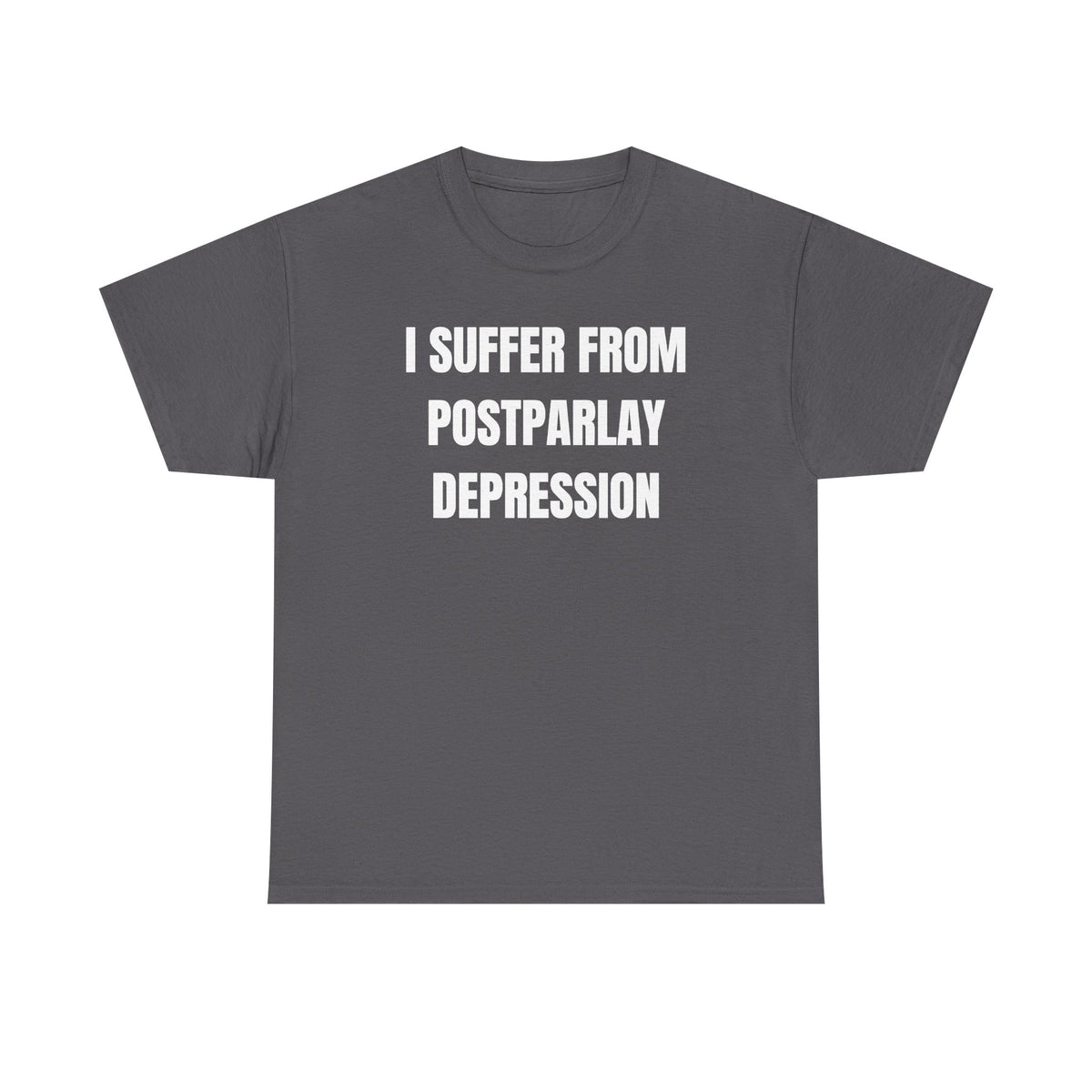 I Suffer From Post-Parlay Depression Unisex Heavy Cotton Tee